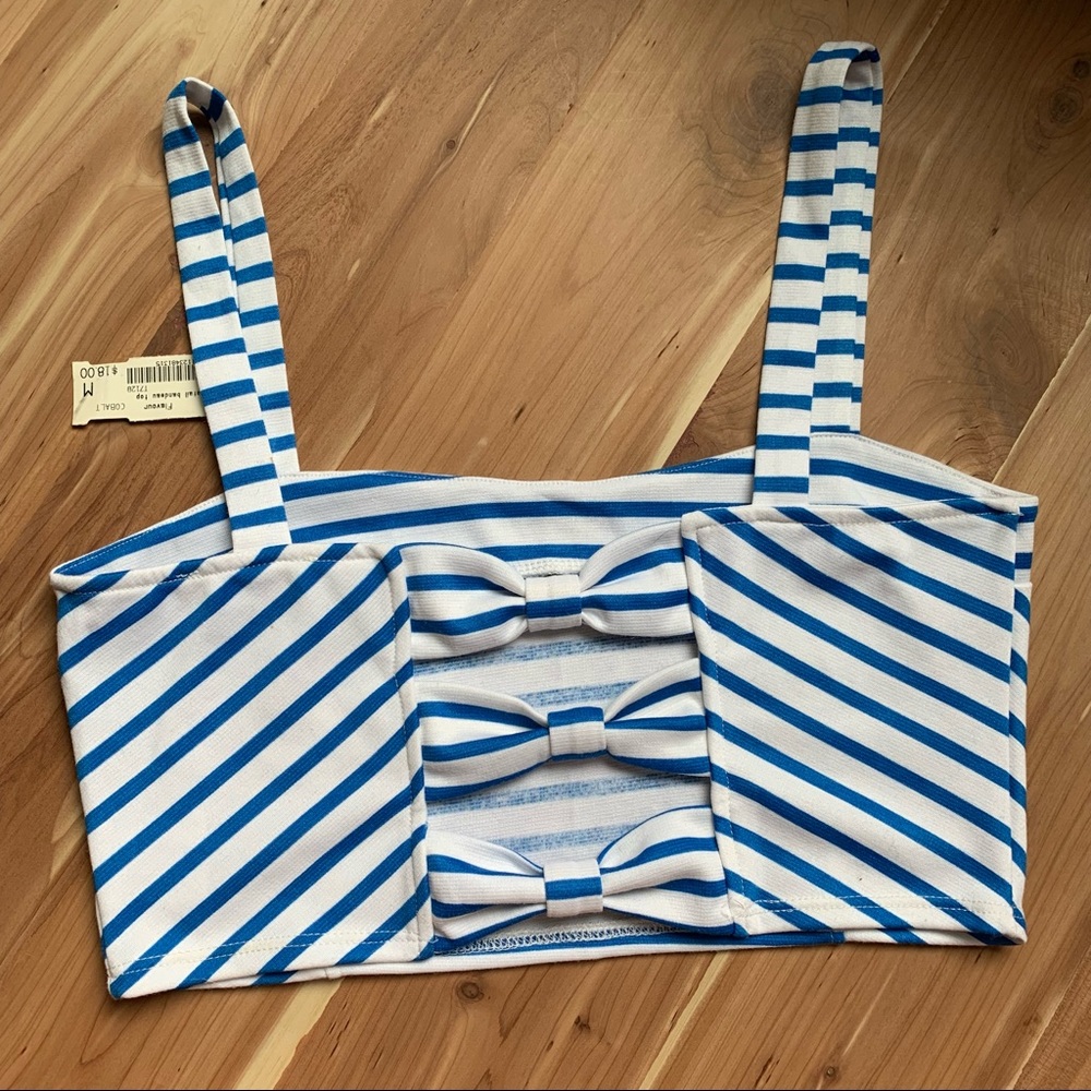 LUSH Bow Back Crop Tank